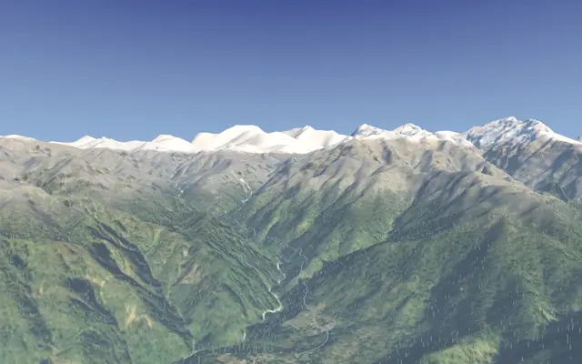 Dzongri in 3D