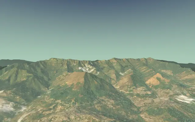 Dzükou Valley in 3D